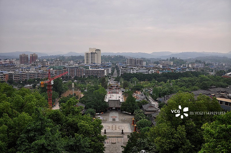 自贡荣县大佛广场 环城东路图片素材