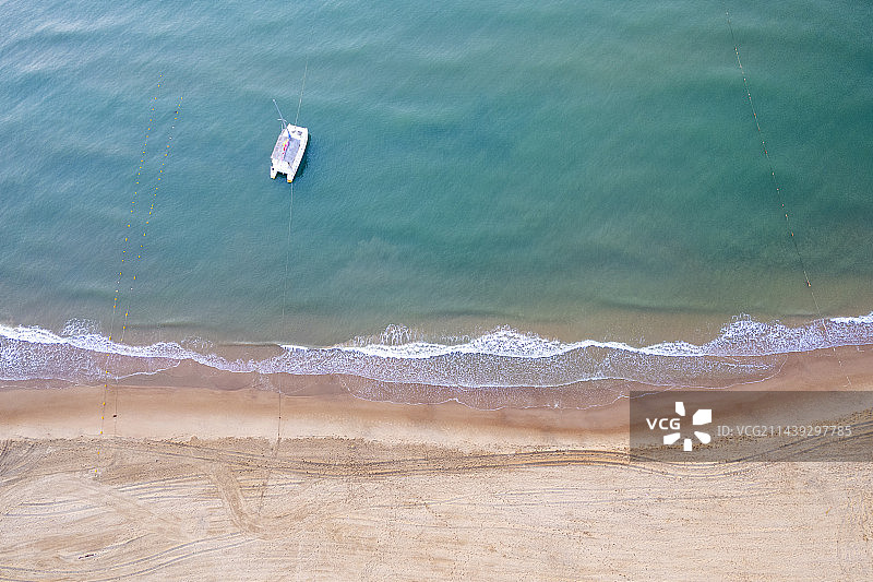 夏天海滩海浪自然风景图片素材