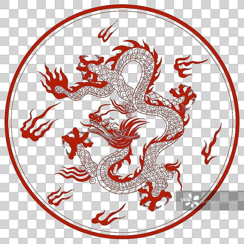 中国龙艺术图片素材