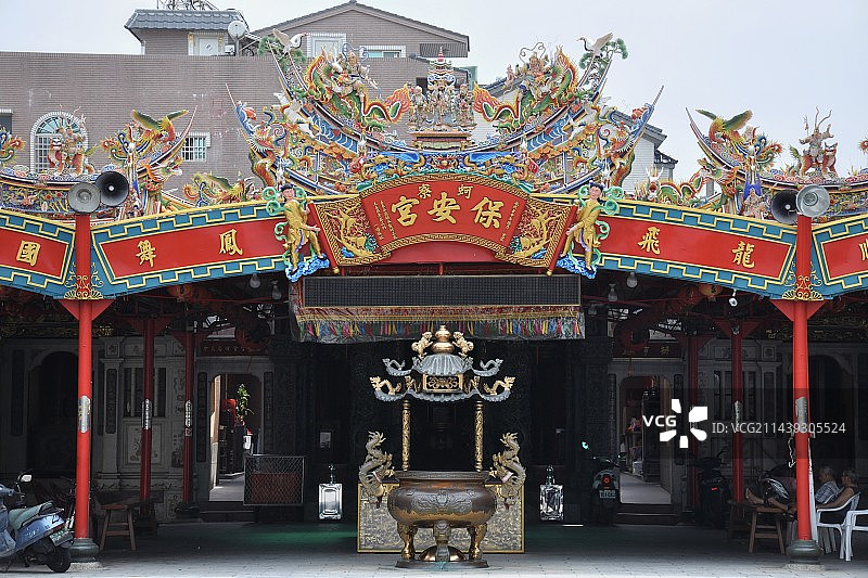 台南蚵寮保安宫图片素材