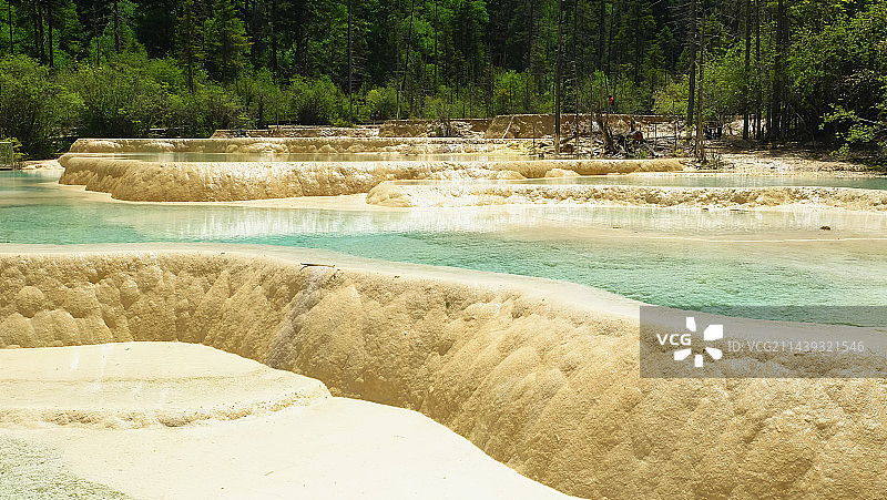 神仙池的美景图片素材