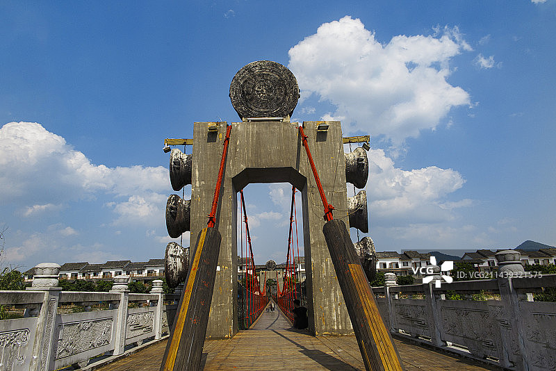 中国贵州黔南州惠水县好花红，4A级乡村旅游景区，布依古寨，千户布依寨，好花红的标志建筑，叶辛书院所在图片素材