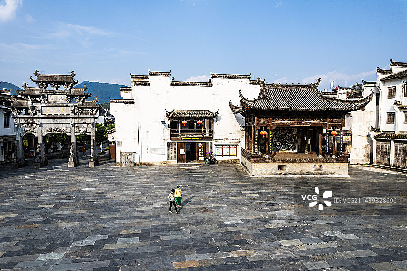 婺源江湾村图片素材