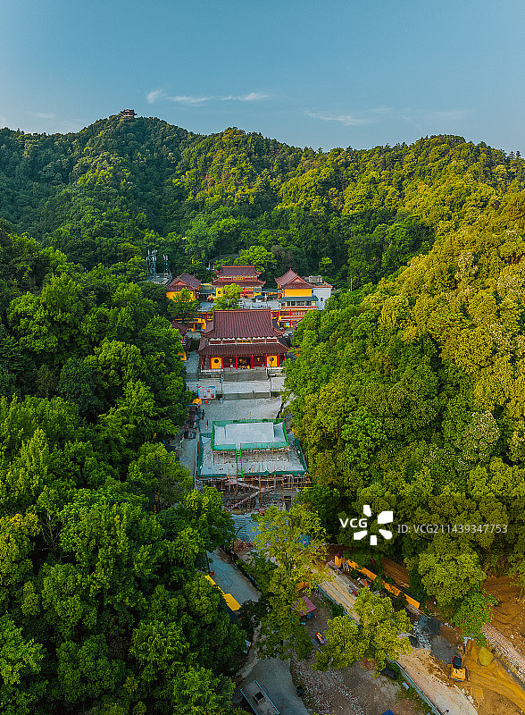 上饶东岳庙全景图片素材