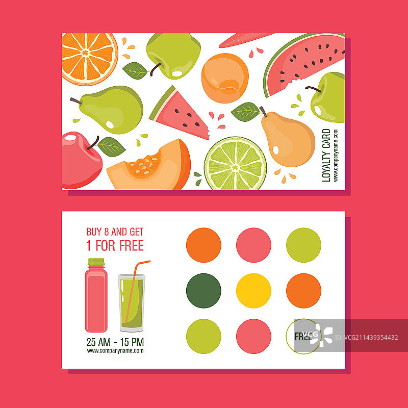 水果会员卡图片素材