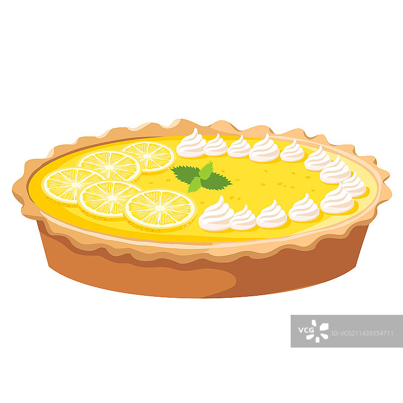 柠檬馅饼图片素材