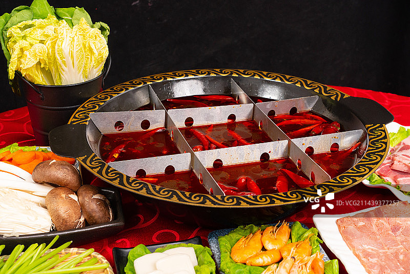 九宫格火锅图片素材