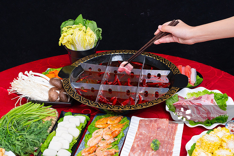 九宫格火锅图片素材