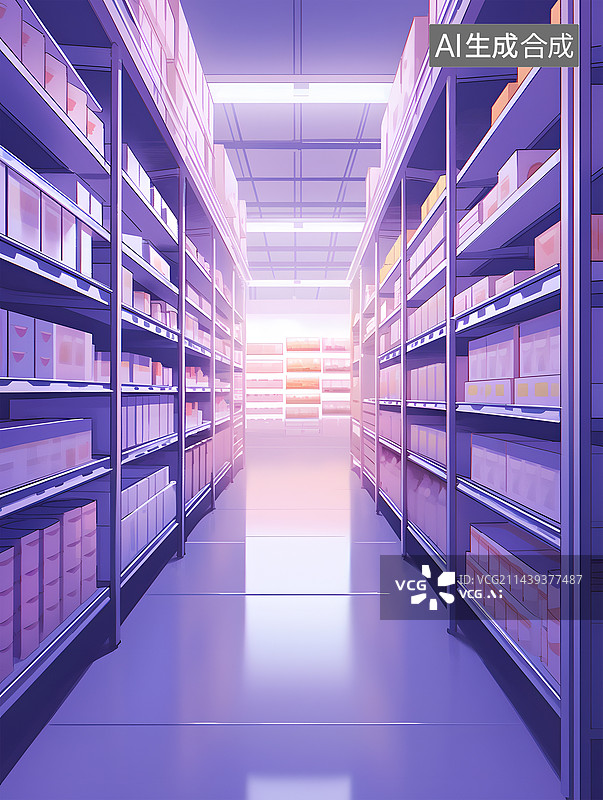 【AI数字艺术】森林里的小鹿无人梦幻海报场景图片素材