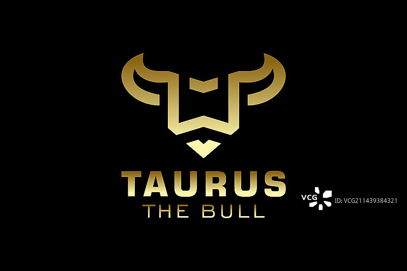 字母W公牛头像标志图片素材