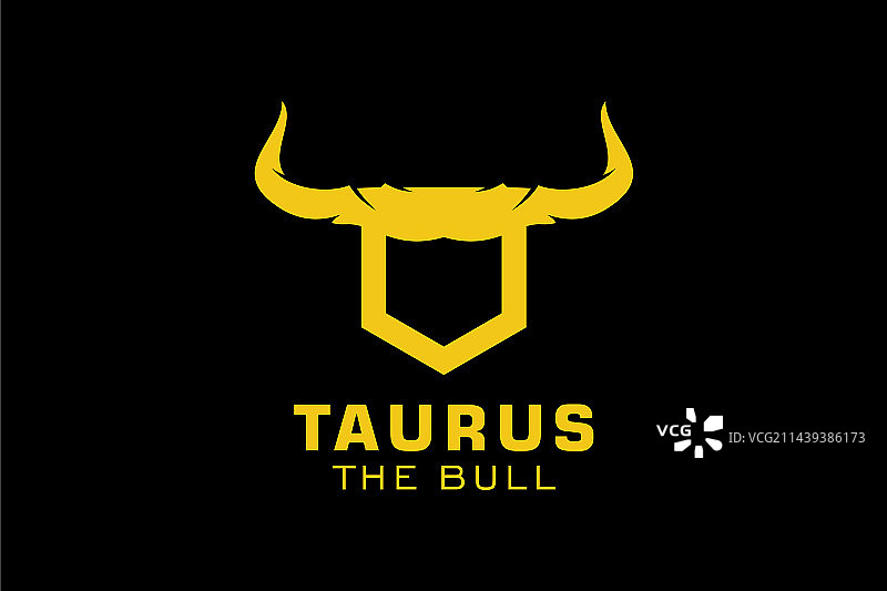 字母O标志公牛头标志图案图片素材