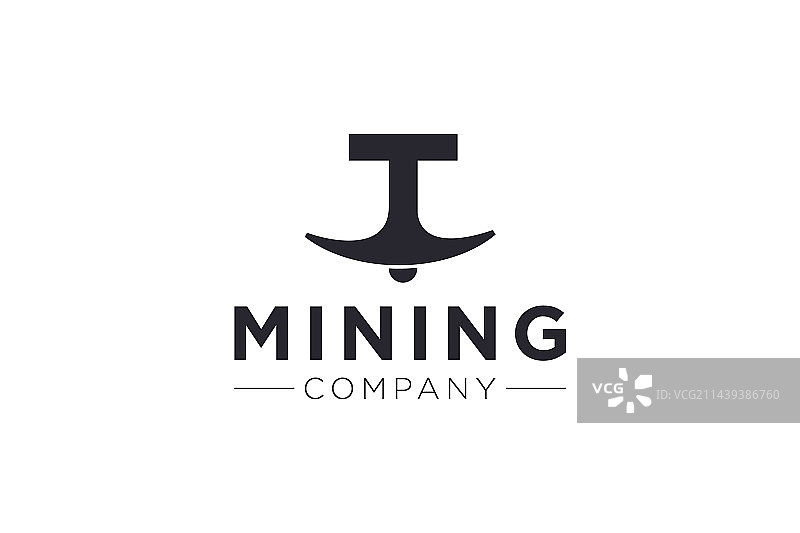 字母t采矿标志图标设计模板图片素材