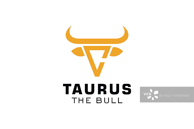 字母C标志公牛头像标志首字母组合图片素材