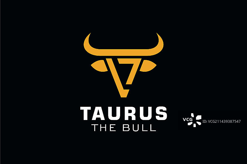 L字母logo公牛头像标志图片素材