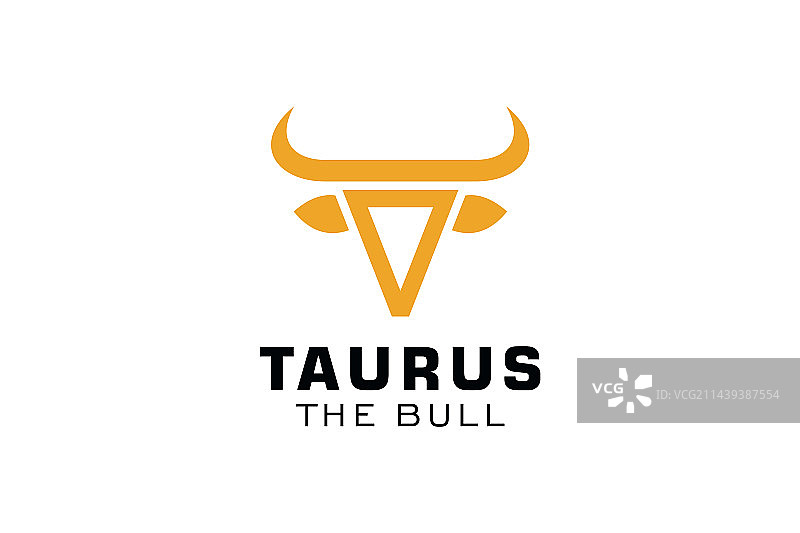 字母O标志公牛头标志图案图片素材