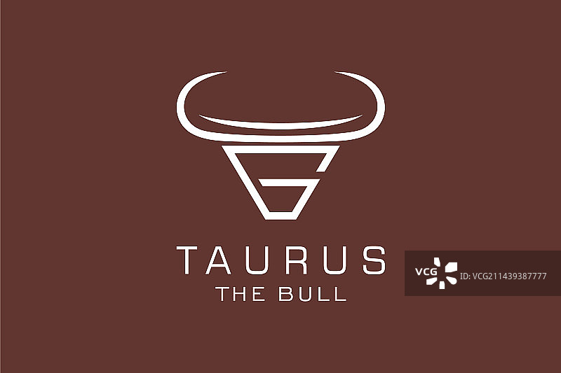字母G公牛Logo设计图片素材