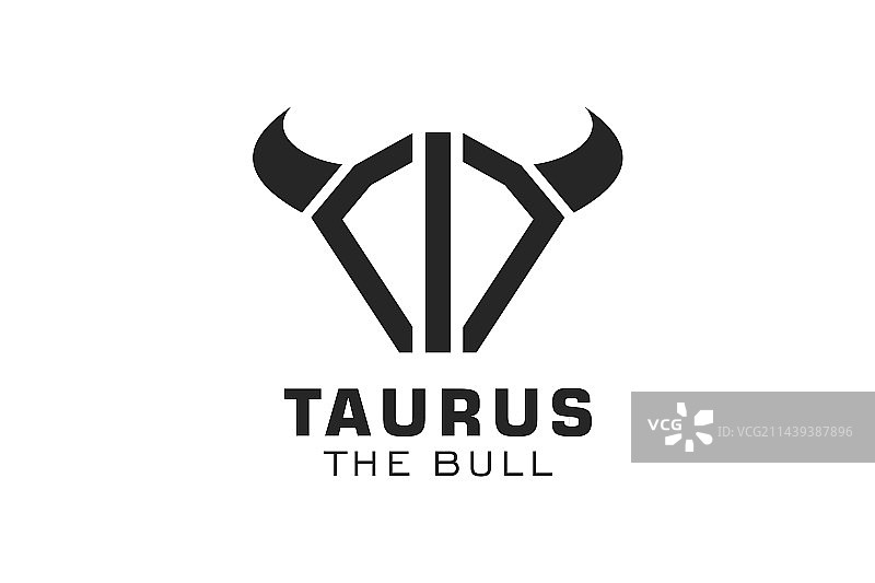 字母I标志，公牛头像标志，公牛标志，首字母组合图片素材