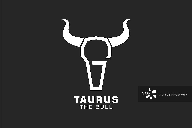 字母G公牛Logo设计图片素材