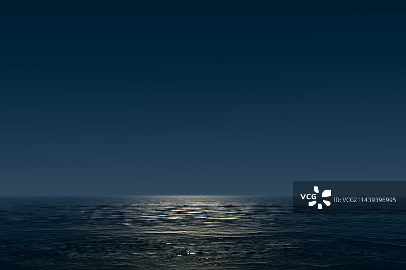 蓝天映衬下的海景，暗色背景，黑色科技未来背景图图片素材
