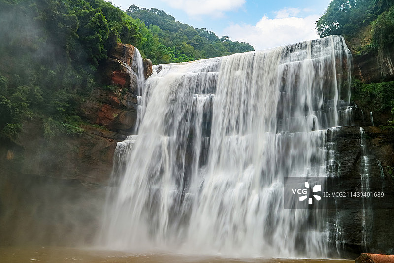 贵州赤水河大瀑布图片素材
