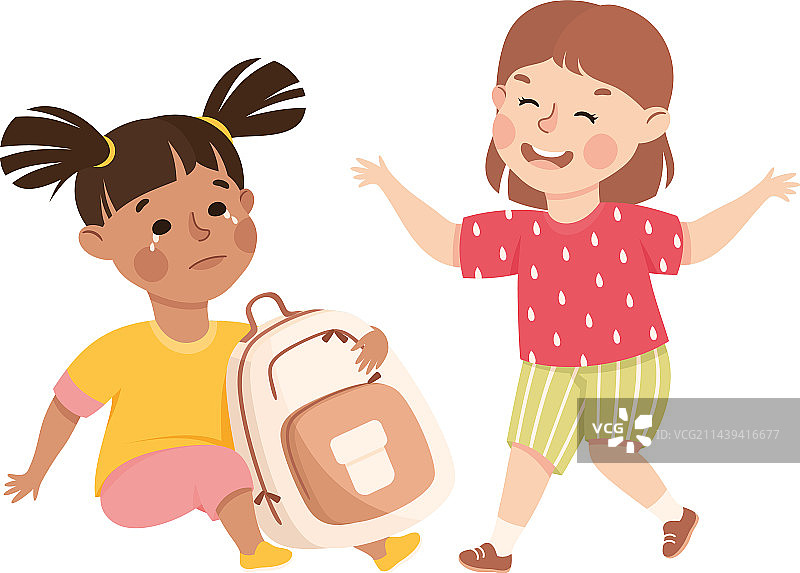 欺负同学的女孩图片素材