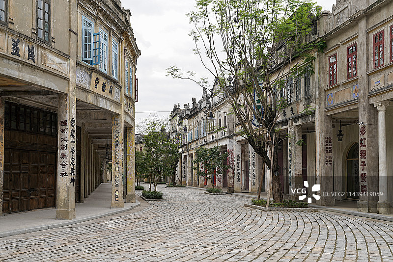 广东省 江门市 开平市 赤坎古镇图片素材