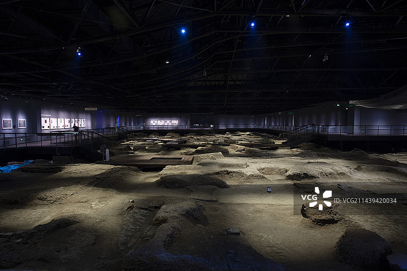 杭州南宋德寿宫博物馆考古遗址图片素材