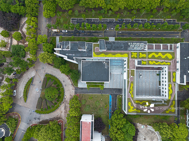 航拍上海交通大学图片素材