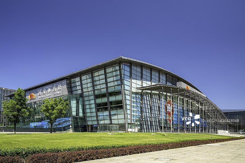 国家体育馆全景图片素材