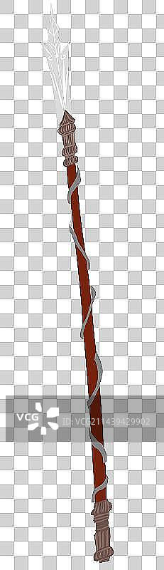 三尖两刃戟插画元素图片素材