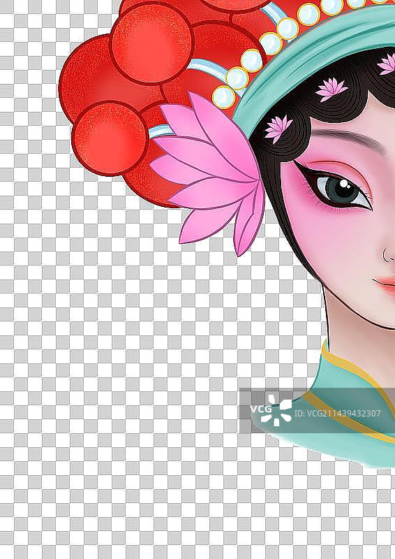 戏曲旦角图片素材