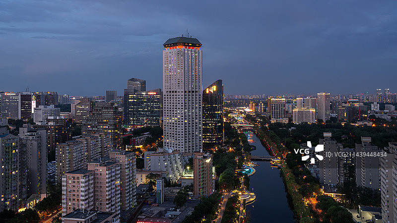 北京亮马河景观图片素材