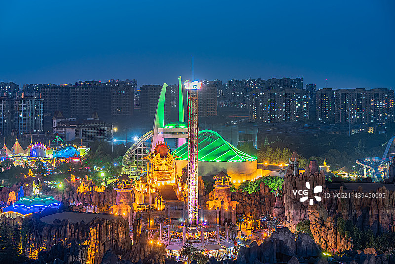 常州市中华恐龙园风光图片素材