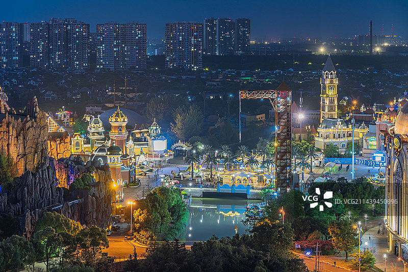 常州市中华恐龙园风光图片素材