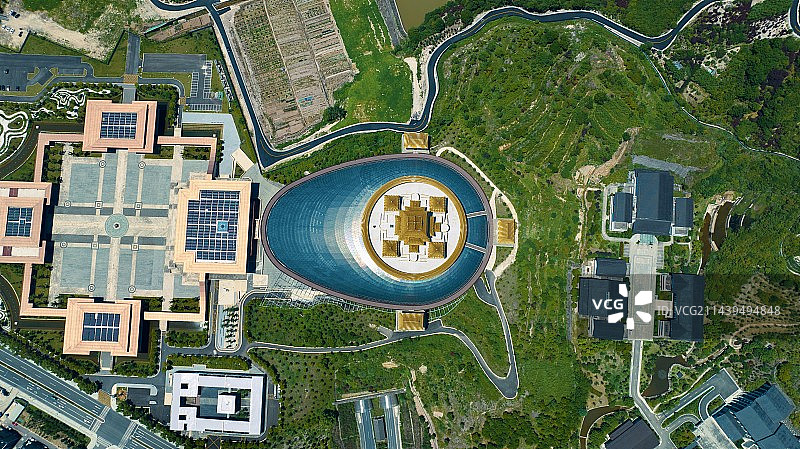 鸟瞰弥勒圣坛图片素材