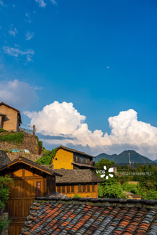 浙江丽水松阳陈家铺村国家传统村落图片素材
