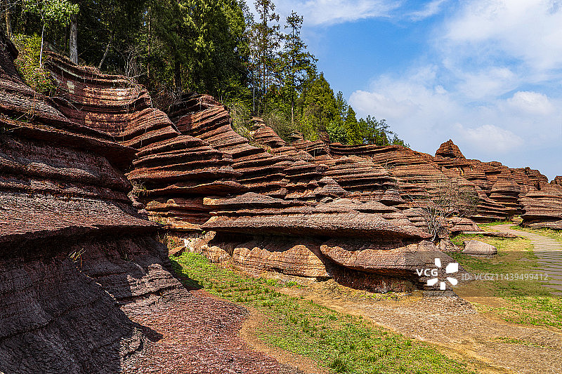 湖南古丈县红石林图片素材
