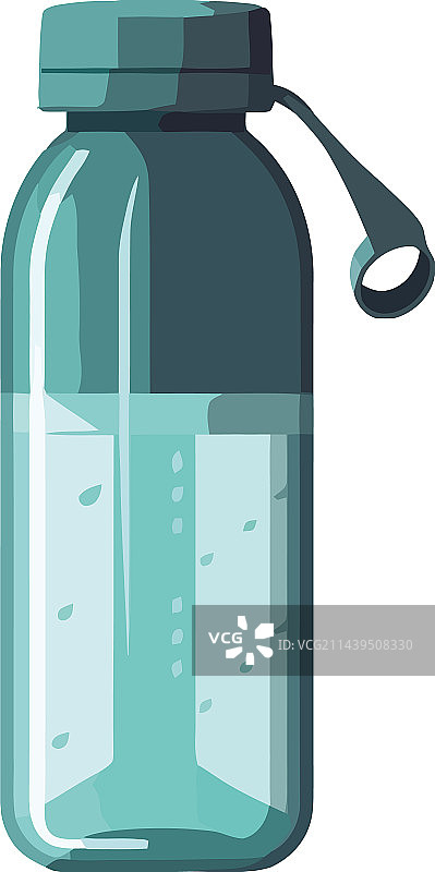 盛放液体的透明塑料容器图片素材