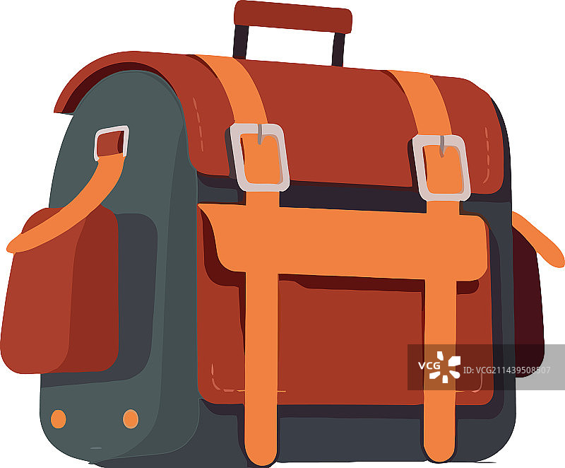 旅行者为夏季冒险之旅打包行李图片素材