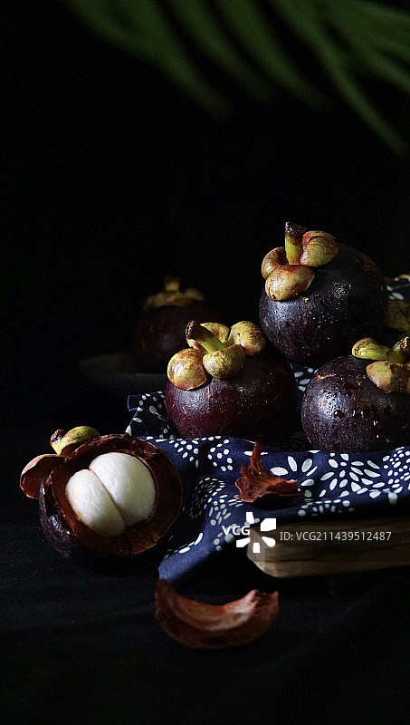 山竹 静物暗调图片素材