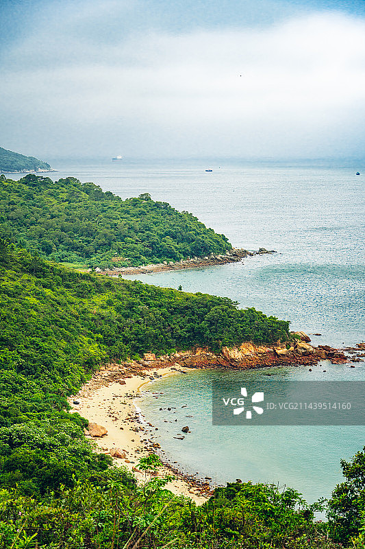 俯瞰香港南丫岛图片素材