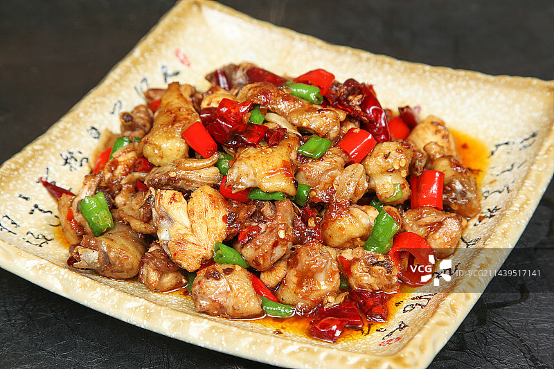 中餐美食-小炒仔鸡图片素材