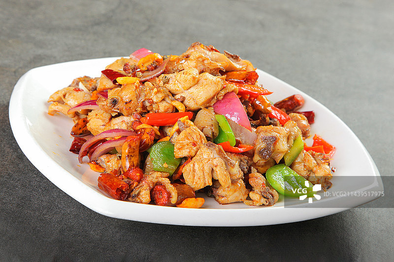 中餐美食-生炒鸡图片素材