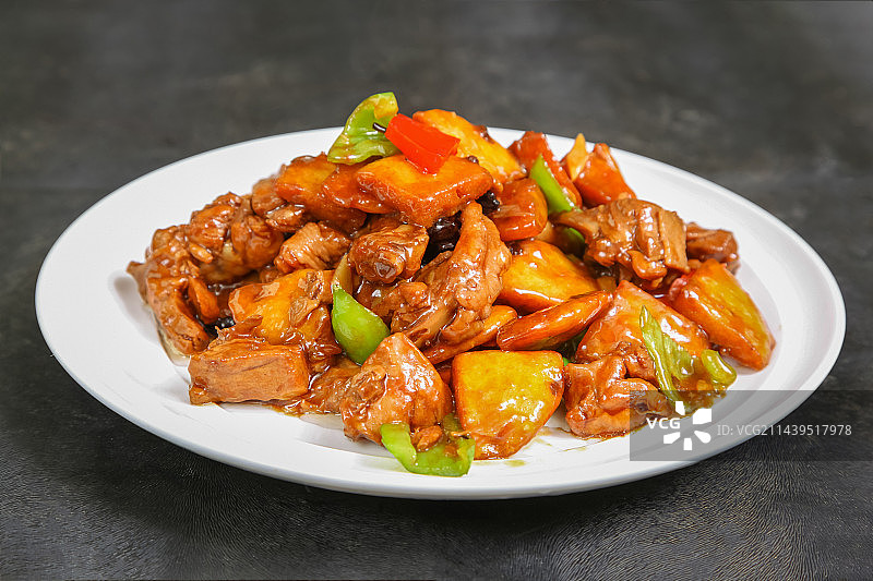 中餐美食-生炒鸡图片素材