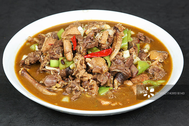 中餐美食-特色炒鸡图片素材