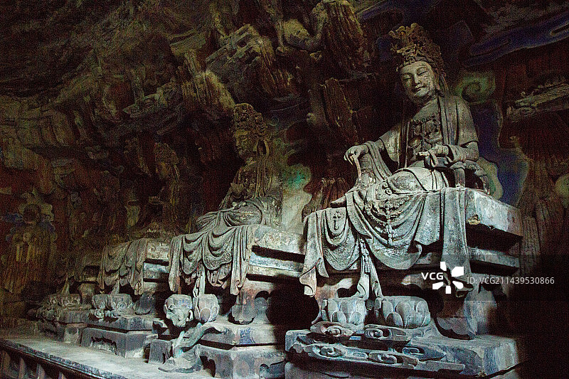 重庆大足石刻 宝顶石刻图片素材