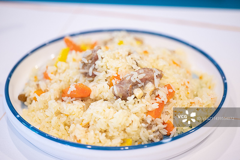 新疆手抓饭 手抓羊肉 清真图片素材