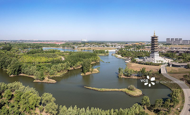 长春北湖国家湿地公园图片素材