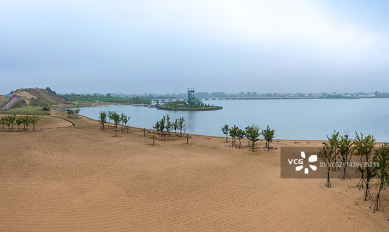 江苏阜宁金沙湖景区风光图片素材