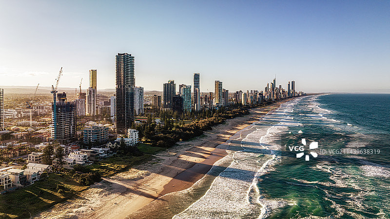 黄金海岸天际线图片素材